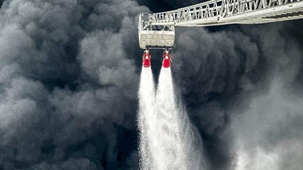 Пожежа після удару