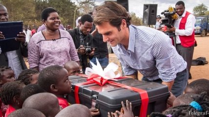 Федерер потратил на благотворительность в Африке $13,5 млн