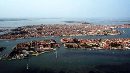 Венеция с высоты птичьего полета (Фото)