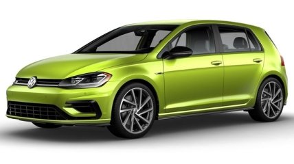 Программа Spektrum создала яркие цвета для Volkswagen Golf R 2019