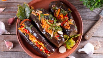 Мариновані баклажани (відео)