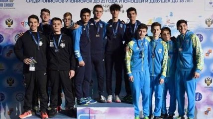 Сборная Украины по фехтованию завоевала "бронзу" на ЧЕ в России