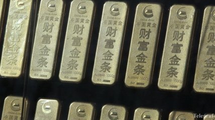 Производство золота в Китае выросло на 15%