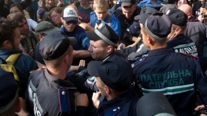 В Броварах милиция избила участников акции 