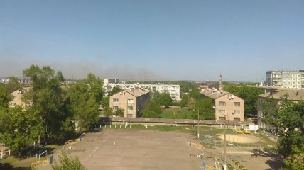 На военных складах в Балаклее произошел пожар