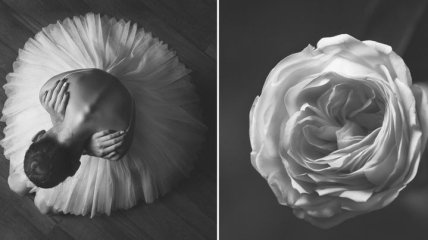 "Балерина и цветы": потрясающий фотопроект о сходстве двух изяществ (Фото)