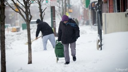 В Пенсильвании за два дня выпало рекордное количество снега
