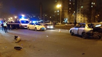 В Харькове пьяный водитель пытался скрыться с места ДТП