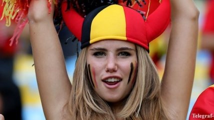 Бельгийка получила модельный контракт после матча ЧМ-2014