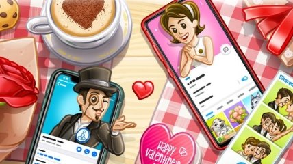 До дня влюбленных Telegram запускает новый дизайн и тематические эмодзи (Фото)