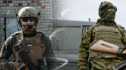 Український захисник і службовець країни-агресора