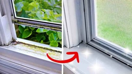 Одна з найкращих порад щодо очищення віконних отворів