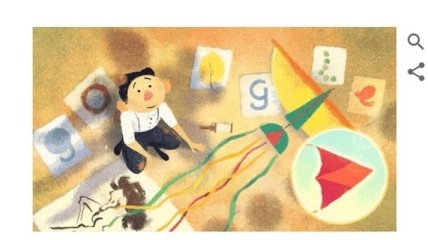 Google отметил дудлом 108 лет со дня рождения художника Тайруса Вонга 