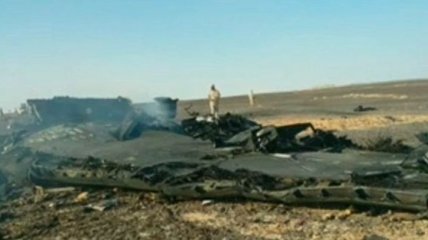 Появились фото с места катастрофы российского самолета в Египте