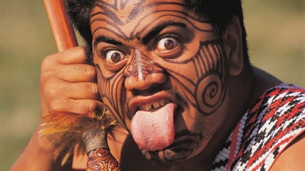 Маори - коренное население Новой Зеландии.