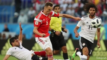 Россия победила Египет на ЧМ-2018