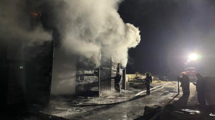 Причины пожара в Калуше выясняются.