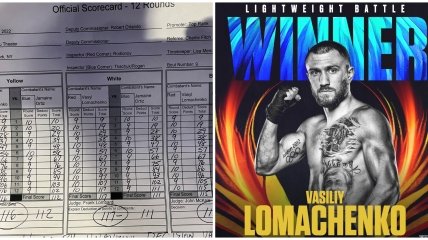 После половины боя Ломаченко проигрывал: появились судейские записки (фото)