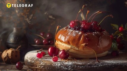 Пиріжки з вишнею виходять дуже ароматними та смачними  (зображення створено за допомогою ШІ)