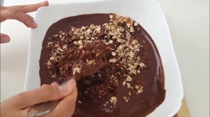 Вівсянка з шоколадом