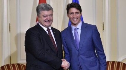 Порошенко заявляет о согласии Трюдо с предложением Украины по миротворцам ООН