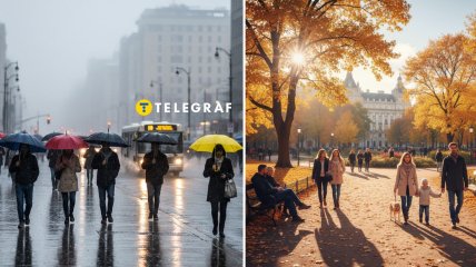 Погода в жовтні дуже мінлива