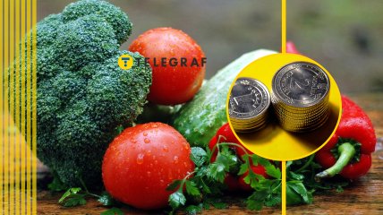 Стоимость овощей в Украине