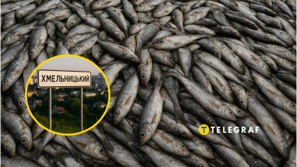 В Хмельницком массово гибнет рыба
