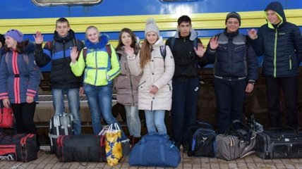 Дети из Донецкой области отправились на отдых в Закарпатье