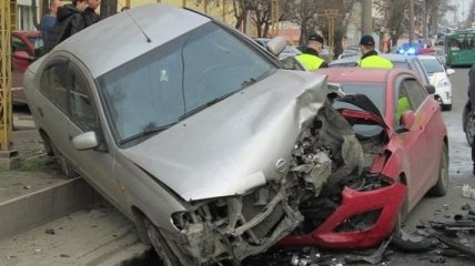 ДТП в Одессе: столкнулись сразу четыре автомобиля