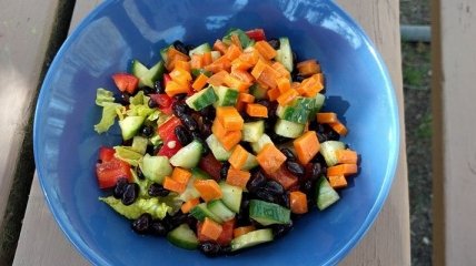 Рецепт дня: постный салат из фасоли
