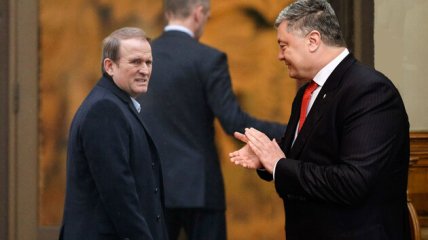 Арештований нардеп Віктор Медведчук та екс-президент Петро Порошенко