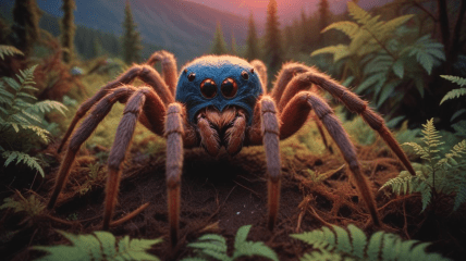 Гигантский паук – визуализация ИИ