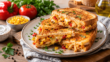 Кесадилья с сочной курицей и сыром