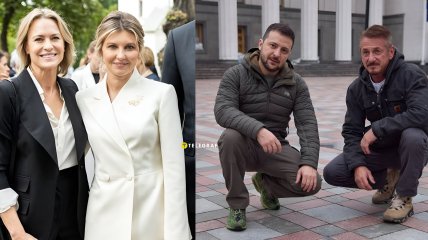 Робин Райт и Шон Пенн знают Зеленских лично