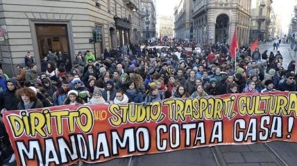 В Италии продолжаются акции протестов