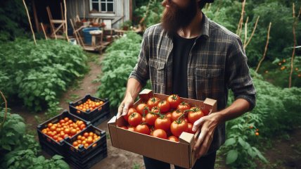Дозревание помидоров можно ускорить
