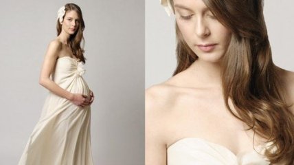 Превосходные свадебные платья для беременных: лучшие фасоны (Фото)