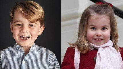 Дети принца Уильяма и Кейт Миддлтон обворожили публику на крестинах принца Луи