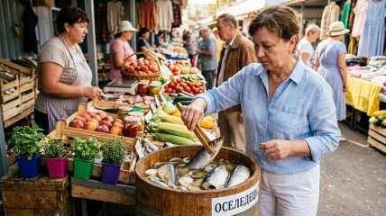 Часто українці купують оселедці на ринках