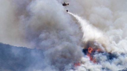 Более 350 пожарных машин тушат пожар в Португалии