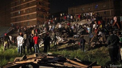 В столице Кении рухнул дом, есть жертвы
