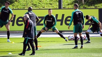 Криштиану Роналду присоединился к сборной Португалии