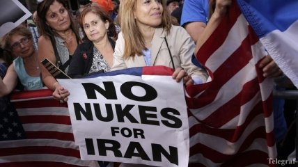В Нью-Йорке протестуют против сделки с Ираном