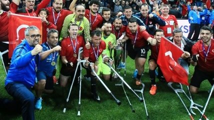 Турция стала триумфатором чемпионата Европы среди футболистов-ампутантов
