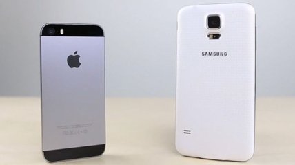 Samsung Galaxy S5 против iPhone 5s (Видео)