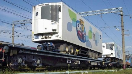 В Украине запустят первый международный контрейлерный поезд