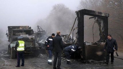 ДТП в Хмельницкой области: водитель грузовика сгорел заживо