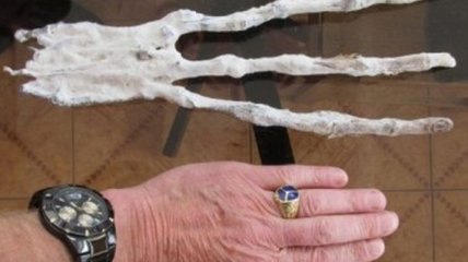В Перу в пещере нашли загадочную руку с тремя пальцами 