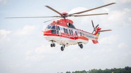 МВД Украины получило первый сверхсовременный вертолет Н225 Super Puma (Видео)